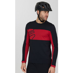 Endurance Μπλούζα Havent M Cycling/MTB L/S Tee - 5057 Scarlet Sage
