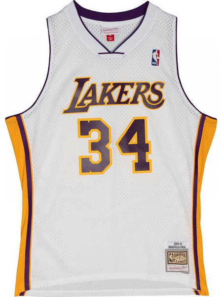 Mitchell & Ness Shaquille O' Neal Los Angeles Lakers 2002/03 Φανέλα Μπάσκετ ΝΒΑ SMJY4442-LAL02SONWHIT