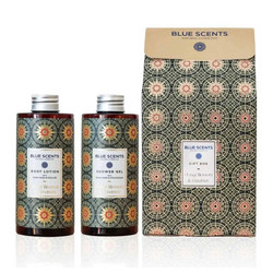Blue Scents Orange Blossom & Cinnamon Shower Gel 300ml + Body Lotion 300ml