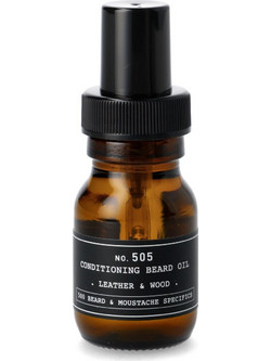 Depot Leather & Wood Conditioning Λάδι για Γένια 30ml