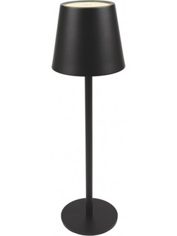 POWERTECH LED επιτραπέζιο φωτιστικό HLL-0193, ρυθμιζόμενο, επαναφορτιζόμενο, μαύρο HLL-0193
