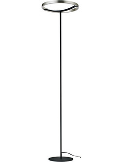 POWERTECH LED φωτιστικό δαπέδου HLL-0204 42W 4000K Φ38x157cm ασημί/μαύρο