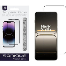 HARDY GLASS SONIQUE PREMIUM SERIES HD FULL COVER 9H ONEPLUS NORD CE 5 5G ΜΑΥΡΟ