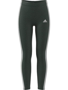 Adidas Girls Performance Essentials 3-Stripes Leggings Παιδικό Κολάν HB7937 ΑΝΘΡΑΚΙ