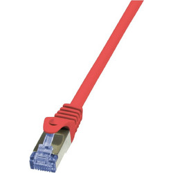 LogiLink S/FTP Cat.6a Καλώδιο Δικτύου Ethernet 0.25m Red