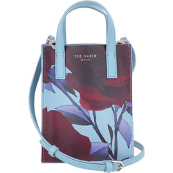 Ted Baker Γυναικείο Τσαντάκι Χειρός από Δερματίνη Γαλάζιο 282648