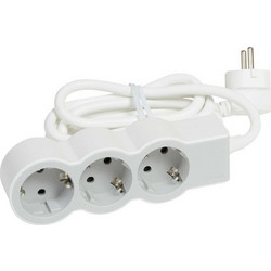 Πολύπριζο Ασφαλείας Legrand Surgearrest 3 Θέσεων 3m - White/Grey