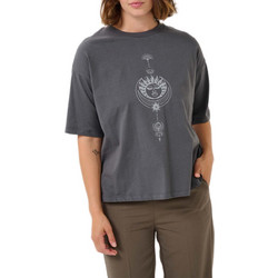 KAFFE Γκρι T-shirt με σχέδιο Moon 10510248 190205