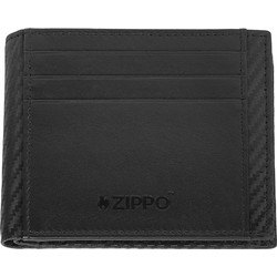 ΑΝΔΡΙΚΟ ΔΕΡΜΑΤΙΝΟ ΠΟΡΤΟΦΟΛΙ ZIPPO 2007997 - ΜΑΥΡΟ