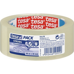 Ταινία συσκευασίας Tesa Pack Strong διαφανής 38 mm x 66 m (1 ρολό)