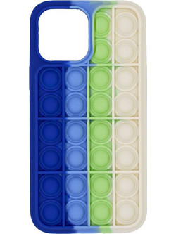 Ancus Pop It Back Cover Blue / Light Blue / Green / White (iPhone 13 Pro Max)