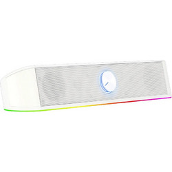 Redragon Adiemus GS560 Ηχεία Υπολογιστή 2.0 6W με RGB Φωτισμό White