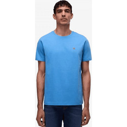 Ανδρικό T-shirt με Λαιμόκοψη Μπλε Napapijri NP0A4H8DB9A1