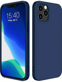 Soft Back Cover Σιλικόνης BLUE (iPhone 12 mini)OEM