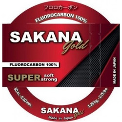ΜΙΣΙΝΕΖΑ SAKANA GOLD FLUOROCARBON 50m 0.26mm