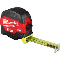 Milwaukee - Stud Μέτρο με Στοπ Δακτύλου 10mx33mm (4932498767)