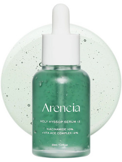 Arencia Holy Hyssop 12 Αντιγηραντικό Ενυδατικό Serum Προσώπου για Πανάδες & Λάμψη 30ml