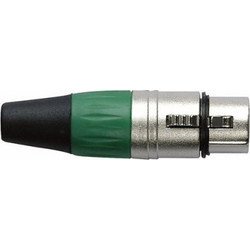 DAP AUDIO XFK203NG XLR 3p. Connector Female, Nickel housing - DAP AUDIO