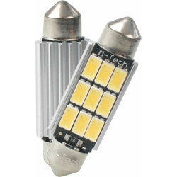M-Τech C5W Ρlatinum LED White 12V 3,2W 42mm 2τμχ