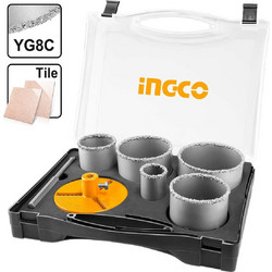 Ingco AKCH0071 Ποτηροτρύπανα Μπετού - Τούβλου Σετ 5 τεμ 33-83mm