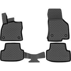 Novline - Πατάκια σε Σκαφη 3D για VW Tiguan III (Mk3) 2024 από TPE Λάστιχο σε Μαύρο Χρώμα - 4 τεμ. (ELEMENT3DA71434210K/NV)