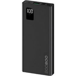 EGOBOO Dynamic Power Bank 10000mAh 10W με 2 Θύρες USB-A & Θύρα USB-C Black