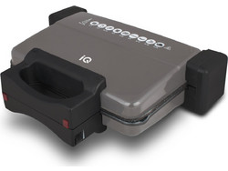IQ ST-680 Τοστιέρα Γκριλιέρα με Αποσπώμενες Πλάκες για 2 Τοστ 2000W Γκρι