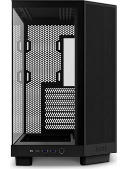 NZXT H6 Flow Black Midi Tower Κουτί Υπολογιστή με Πλαϊνό Παράθυρο