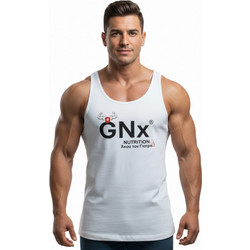ΦΑΝΕΛΑΚΙ ΑΘΛ.ΠΛΑΤΗ GNX Λευκό με Μαύρο Logo 21235 (H&S)