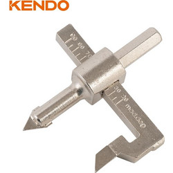 Kendo 44500221 Ποτηροτρύπανο Ρυθμιζόμενο 20-90mm
