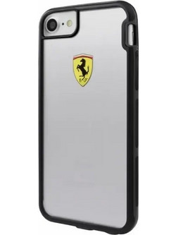 Ferrari Racing Shockproof Case for iPhone 7 / 8 / SE 2020 / SE 2022 - Transparent - (FER000227-0)