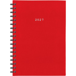 Next ημερολόγιο 2027 basic ημερήσιο σπιράλ κόκκινο 17x25εκ. Δυνατότητα εκτύπωσης