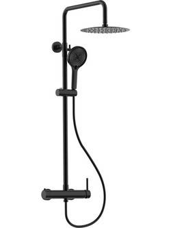 Κολώνα ντουζ πλήρης REA BLACK MAT 2045007696