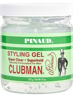 Clubman Pinaud Styling Hard To Hold Gel Μαλλιών Ανδρικό για Λάμψη Πολύ Δυνατό Κράτημα 453gr