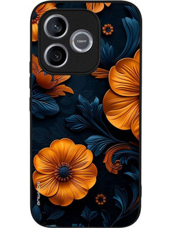 Sonique 3D Flower Series 01 Θήκη (Honor 600 Lite 5G) Πορτοκαλί