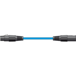 XF-XM1200BL Καλώδιο Μικροφώνου XLR Female - XLR Male 12m Μπλέ (Τεμάχιο)