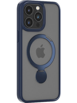 Comma case Joy Shark Mag for iPhone 15 Plus blue