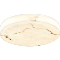 InLight Φωτιστικό οροφής, LED 64W Alabaster & ritine, 7040 lm, 3CCT (by switch on base) D:80x6cm (42053-A)