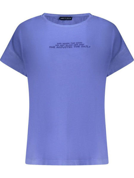 NORTH SAILS WOMEN'S SHORT SLEEVE T-SHIRT BLUE - 093515000_BL0845