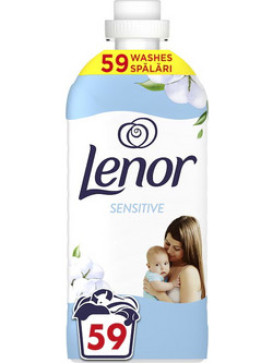 Lenor Sensitive Μαλακτικό Υποαλλεργικό Συμπυκνωμένο 59 Μεζούρες