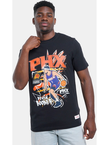 Mitchell & Ness Chalked Up Phoenix Suns Ανδρικό T-Shirt SS20396-PSUBLCK Black