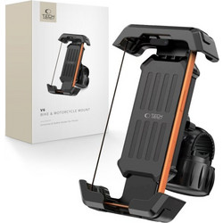 Tech-protect V6 Universal Bike & Motorcycle Mount Black