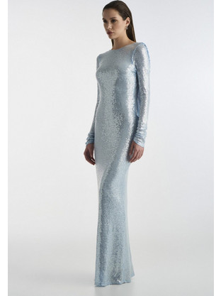 Laura Sequin Long Dress
