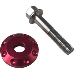 Βίδες Yamaha 8mm και ροδέλες ανώδ κόκκινες σετ