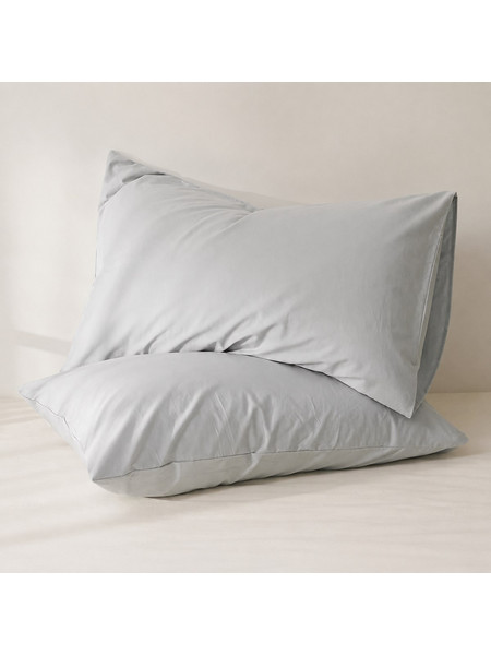 Μαξιλαροθήκες ύπνου Ζευγάρι Luxury Sand Pillowcases 52x72cm Γκρι ForHome 557217 - For Home