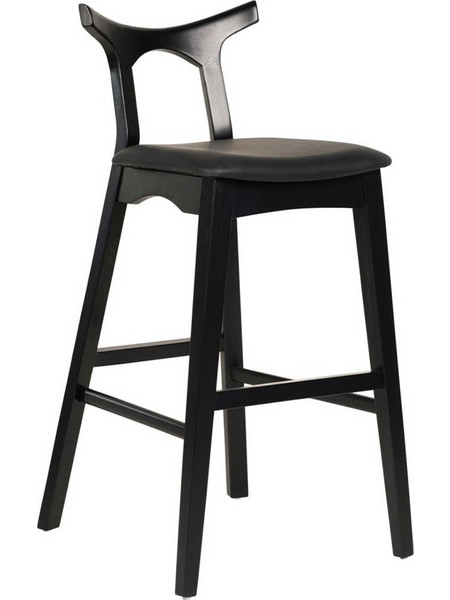 Σκαμπό Μπαρ Usop 01-00-3304 43x41x100cm Black