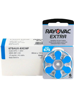 Rayovac Extra Advanced 675 60τμχ