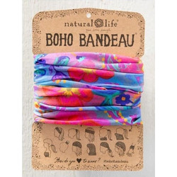 ΚΟΡΔΕΛΑ ΜΑΛΛΙΩΝ NATURAL LIFE BOHO NEON BLU PINK NTRL LF 76591