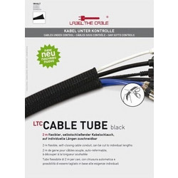 Label The Cable Καλώδιο Κεραίας Coax male - Coax female Μαύρο 2m 1τμχ LTC 5110