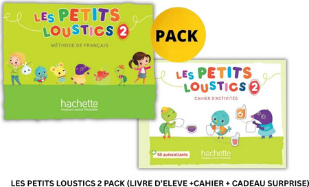 LES PETITS LOUSTICS 2 PACK (CAHIER + CADEAU SURPRISE)